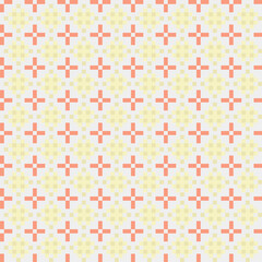 Abstract Cross Pattern generative computational art illustration