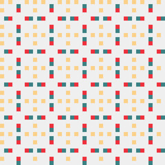 Abstract Cross Pattern generative computational art illustration