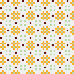 Abstract Cross Pattern generative computational art illustration