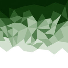 geometric green eco triangular background vector
