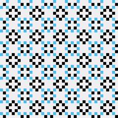 Abstract Cross Pattern generative computational art illustration