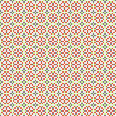 Abstract Cross Pattern generative computational art illustration