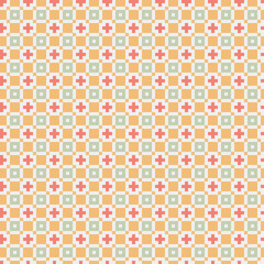 Abstract Cross Pattern generative computational art illustration