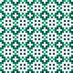 Abstract Cross Pattern generative computational art illustration