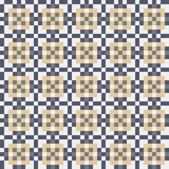 Abstract Cross Pattern generative computational art illustration