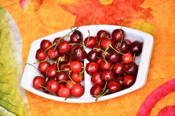 Beautiful red Mini Cherry Fruit