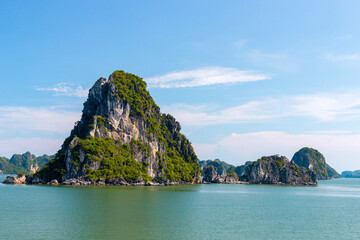 Limestone Karst Halong Bay in Vietnam,Asia