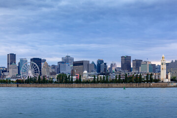Skyline view on Montreal Quebec