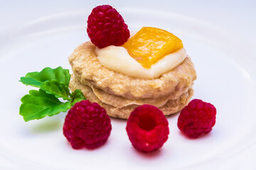 assortment of cakes of various fruits isolated