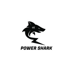 Power Shark | Animal Logo Power