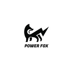 Power Fox | Animal Logo Power