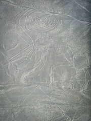 Nazca lines geoglyphs in Peru