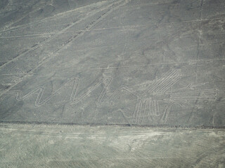 Nazca lines geoglyphs in Peru