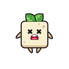 the dead tofu mascot character