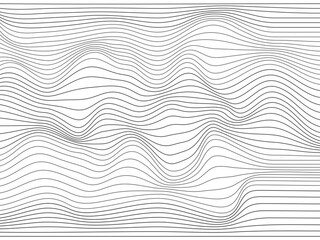Warped gray lines.Overlay gray lines made on the white background.Wavy gray lines.