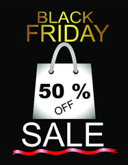 Black friday sale icon