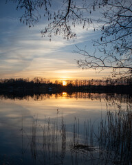 lake sunset