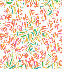 Flowers drawn by water color paints