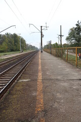 railway in the countryside