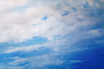 blue sky white clouds  background