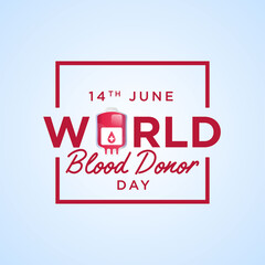 World Blood Donor Day illustration vector graphic of perfect for greeting card, background, invitation, madicine, web, icon, simple wallpaper, ornament