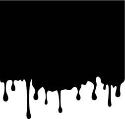 Vector illustration of the dripping background