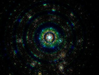 Imaginatory fractal background generated Image