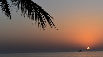 Obraz premium sunset on the sea