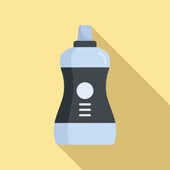 Softener bathroom icon, flat style