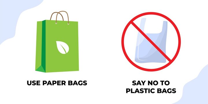 vector illustration for international plastic bag free day