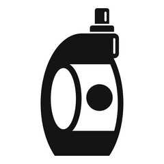 Softener bottle icon, simple style