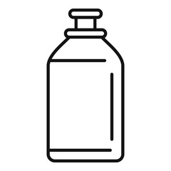 Softener toilet bottle icon, outline style