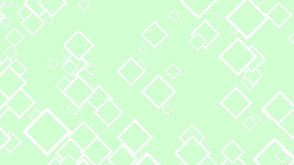 シンプルなひし形のパーティクルイラスト パステルグリーン [別Verあり]