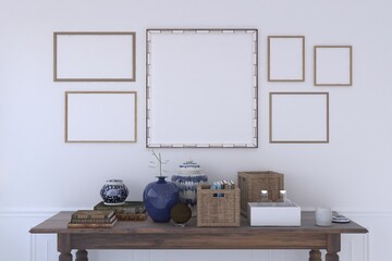 Empty Photo Frame Mockup Design Mockup