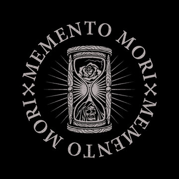 Illustration "Memento mori" is a Latin expression that has become a catch phrase.