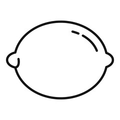 Essential oils lemon icon, outline style
