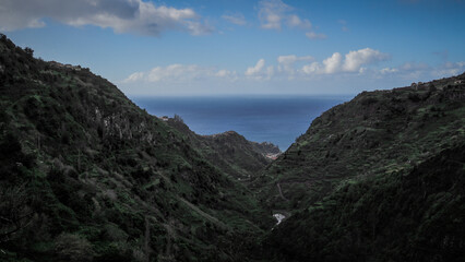 Fototapeta na wymiar Madeira is a Portuguese island with great nature and hiking trails.