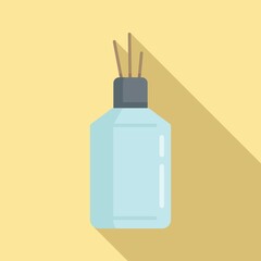 Aroma diffuser icon, flat style