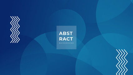 Blue abstract background with circles. Abstract background with dynamic effect. Motion vector Illustration. Trendy gradients. Can be used for advertising, marketing, presentation.