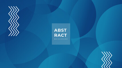 Blue abstract background with circles. Abstract background with dynamic effect. Motion vector Illustration. Trendy gradients. Can be used for advertising, marketing, presentation.