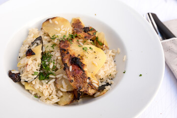 Apulia bread as an appetizer