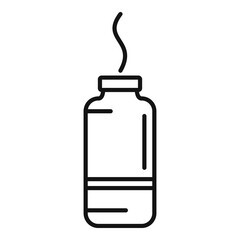 Fragrance diffuser icon, outline style