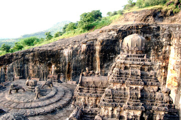 Ajanta and Ellora Caves Structure of India