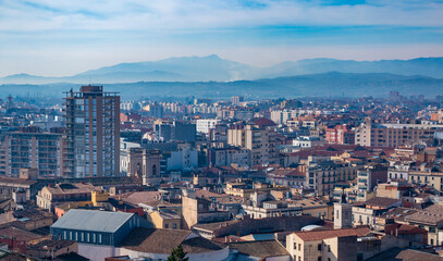 Girona Rooftops and Landscape