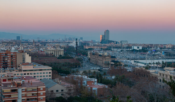 Barcelona Sunset