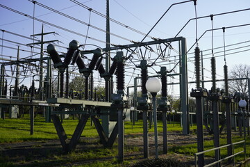 Strom Spannung Elektrifizierung Stromversorgung Stromnetz Energie