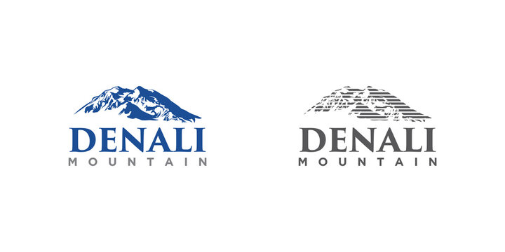Denali mountain design illustration vector eps format , suitable for your design needs, logo, illustration, animation, etc.