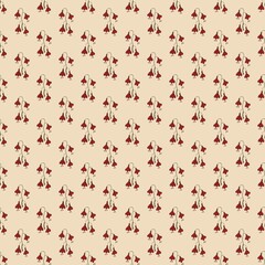 Decorative floral vector seamless pattern design