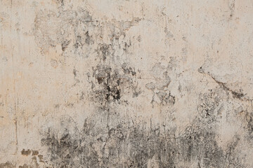 Old Grungy white concrete wall texture background