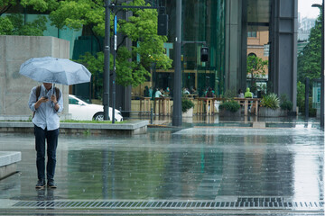 雨の日